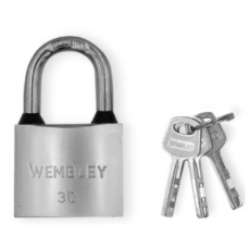 Candado Niquelado Llave Computarizada Wembley