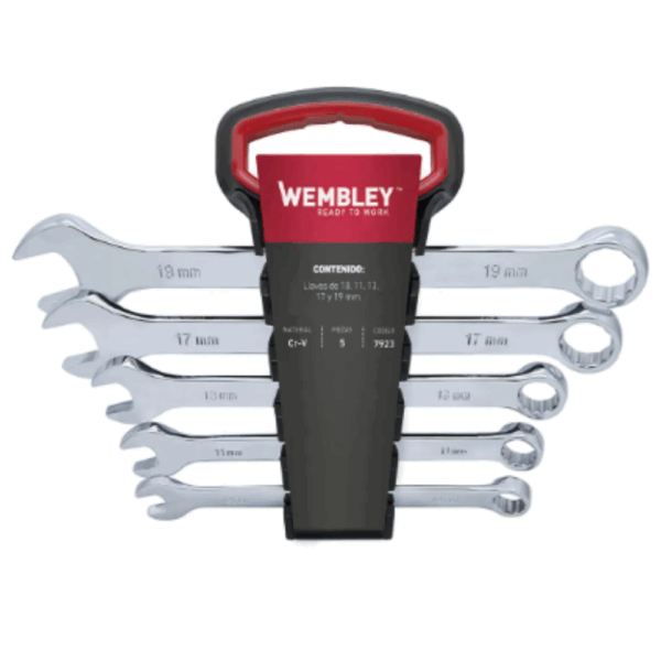 Juego de Llaves Combinadas 5 Pzs Wembley