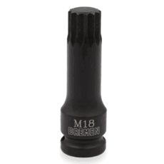 Bocallave Punta Multiestría Enc. 1/2" M18 X 78 MM