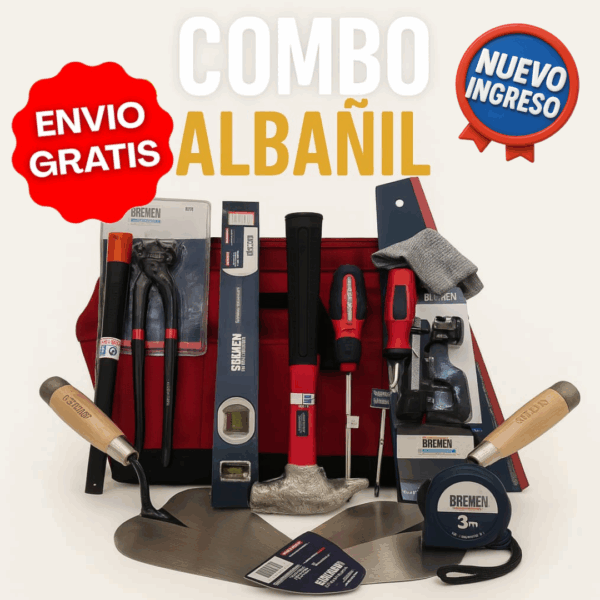 COMBO ALBAÑIL + ENVIO GRATIS